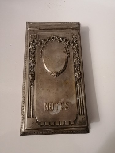 Ancien carnet bal - ancien, métal